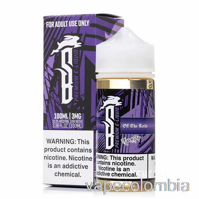 Vape Recargable Fuera De Los Rieles - Conejito Suicida - 100ml 0mg